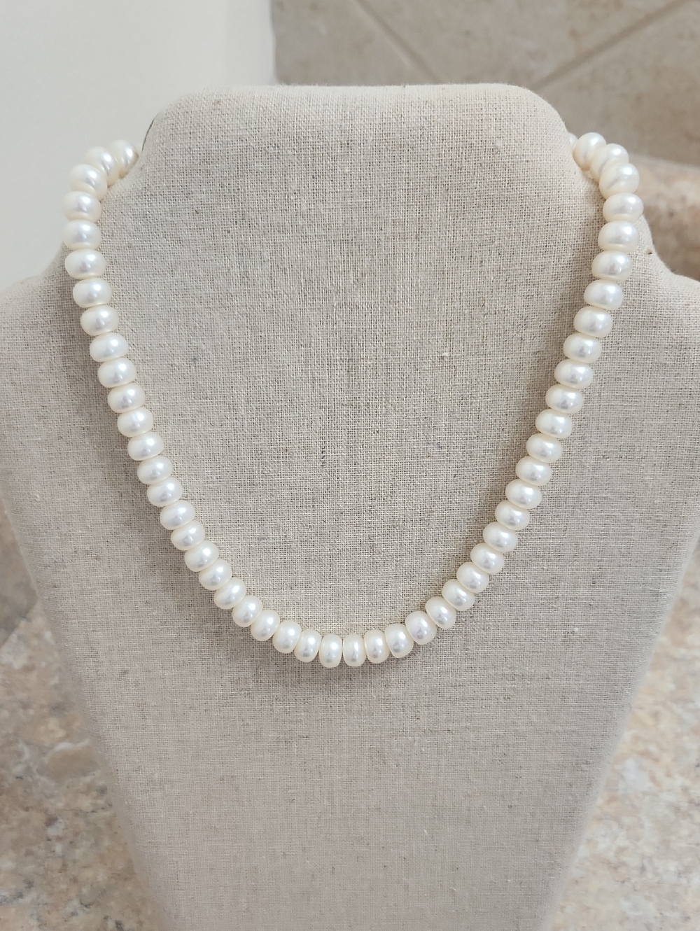 Classic White Pearl Necklace